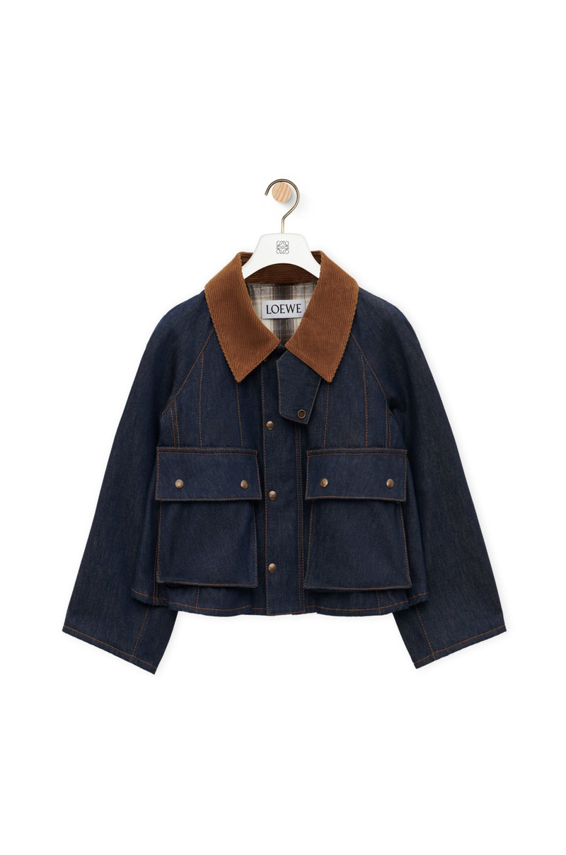 Loewe Trapeze jacket in denim - S359Y50X66-2834 | REVERSIBLE