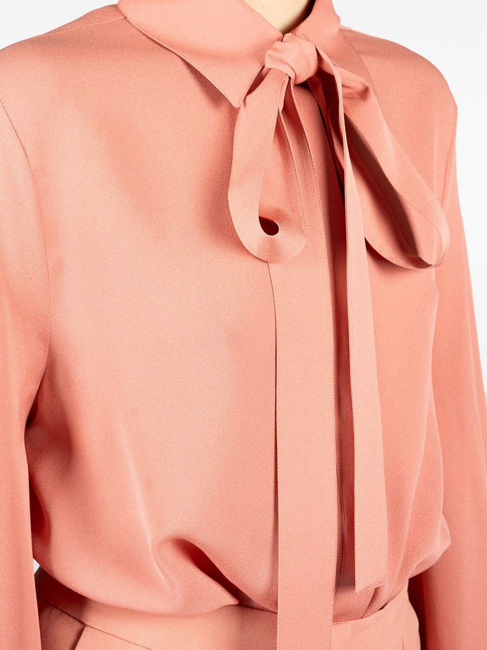 draped-sleeve shirt - 6