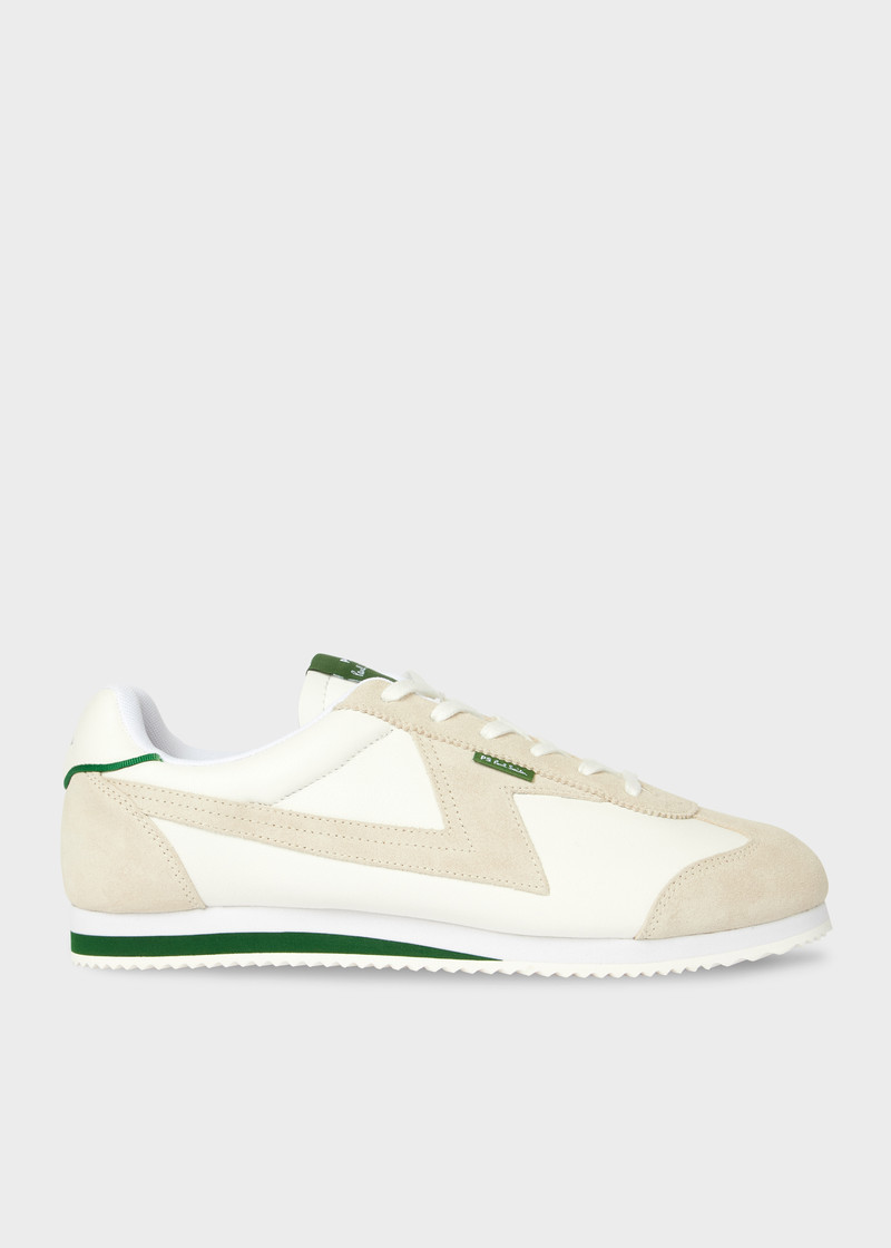 White Tonal 'Atlanta' Trainers 1