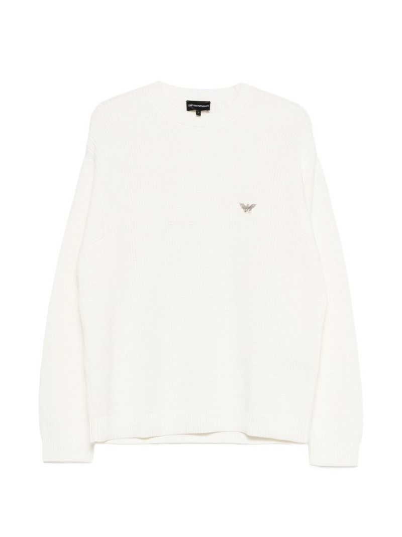 logo-patch sweater 1