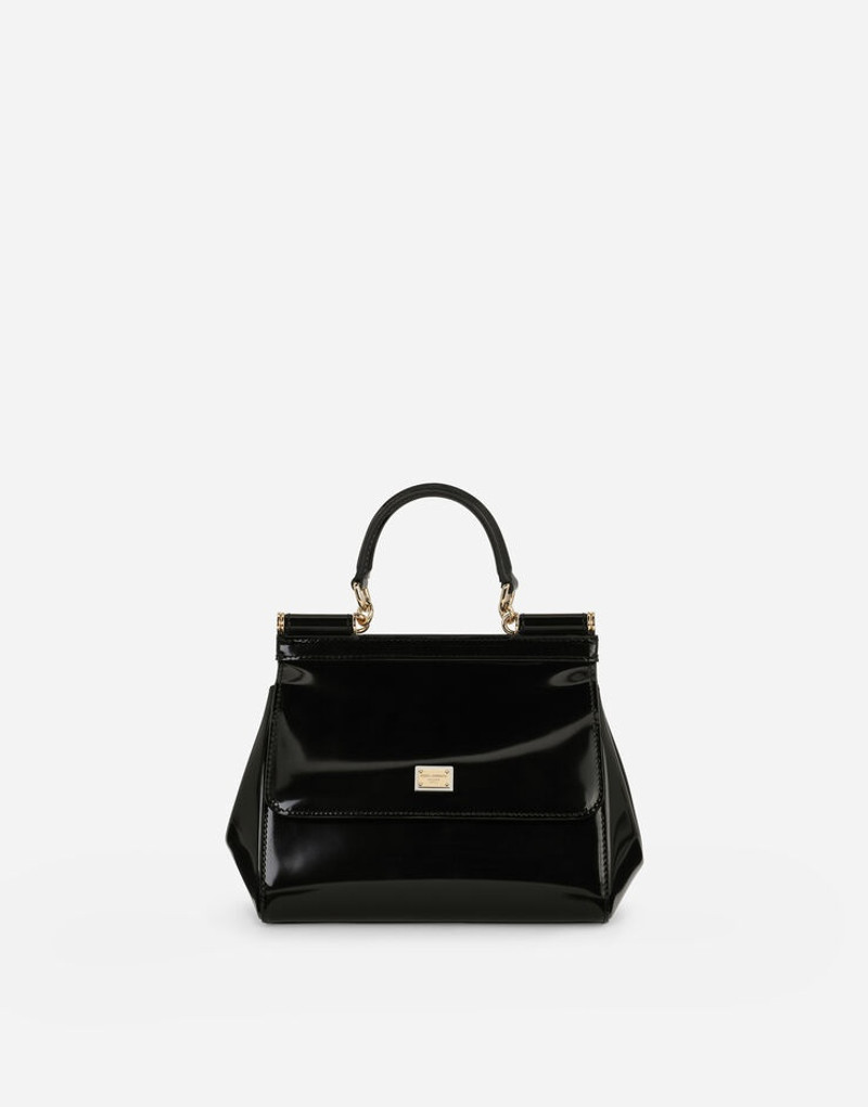 Small Sicily bag in polished calfskin 1