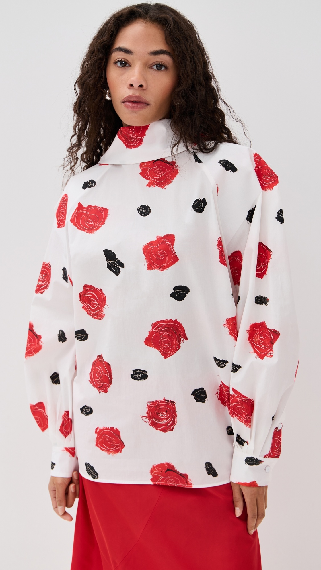 Balloon Top with Long Raglan Sleeves - 6