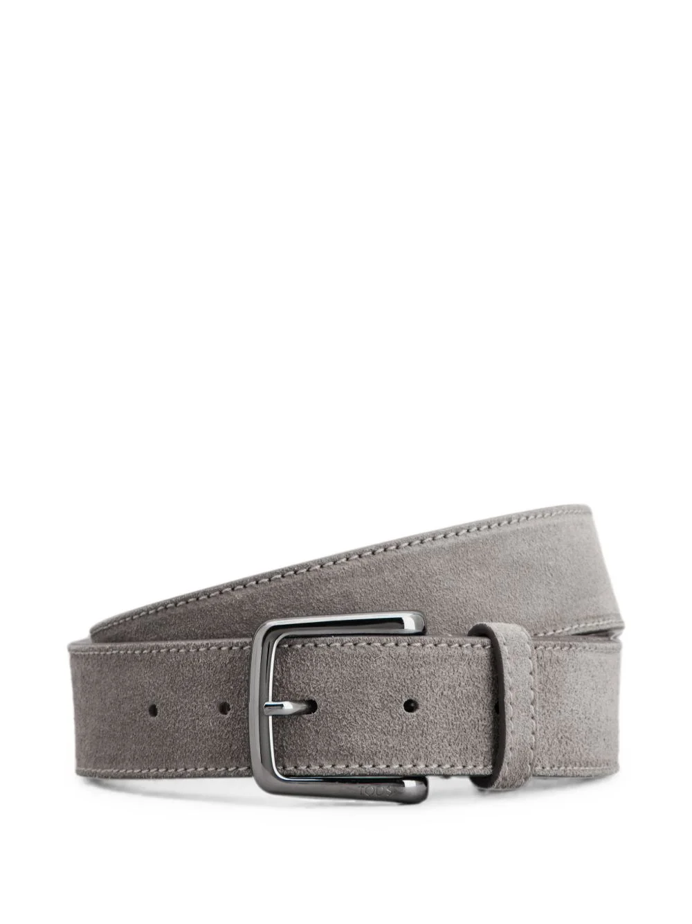 suede buckle belt - 1