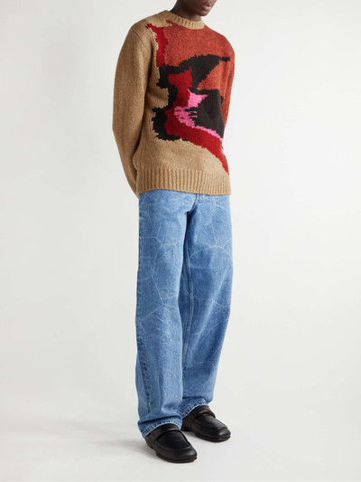 Dries Van Noten Intarsia Wool Sweater outlook