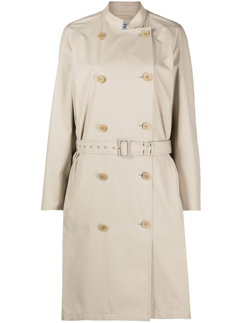 double-breasted trench coat 1