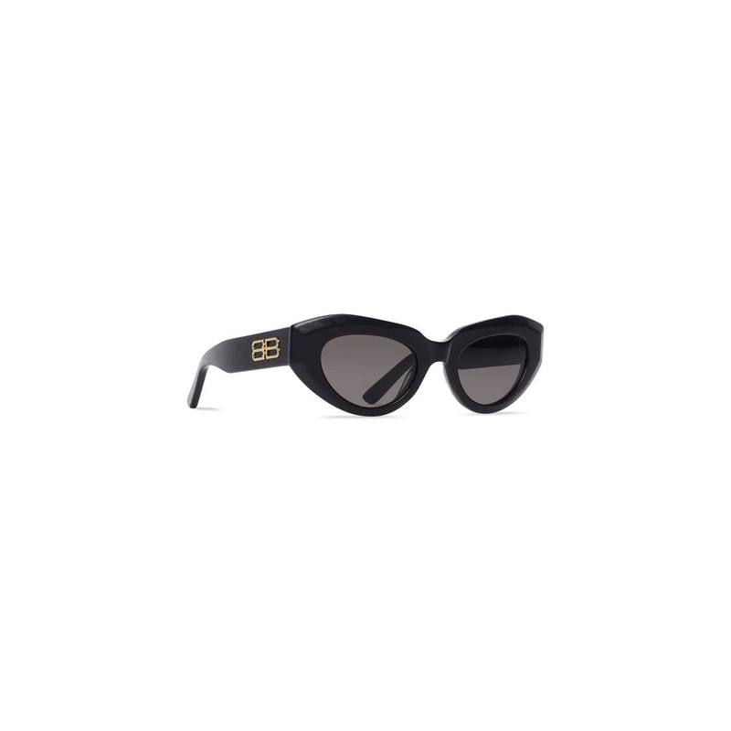 BALENCIAGA Women's Rive Gauche Cat Sunglasses  in Black outlook
