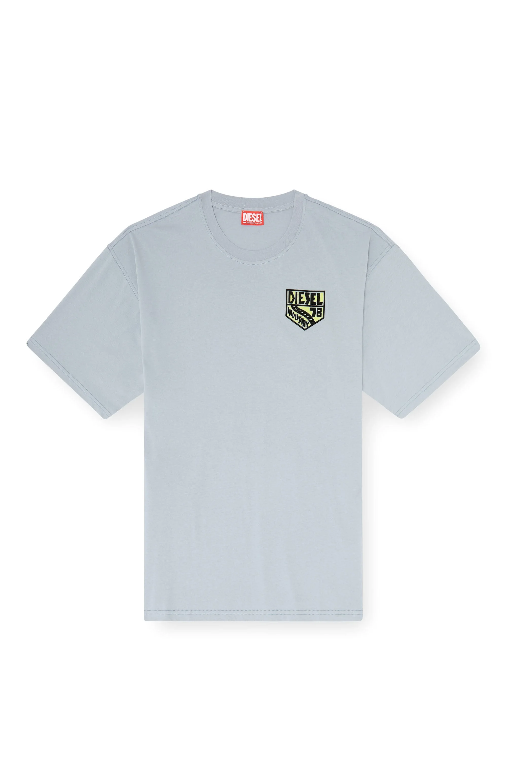 T-SHIRT WITH DIESEL INDUSTRY CHEST PRINT - 1