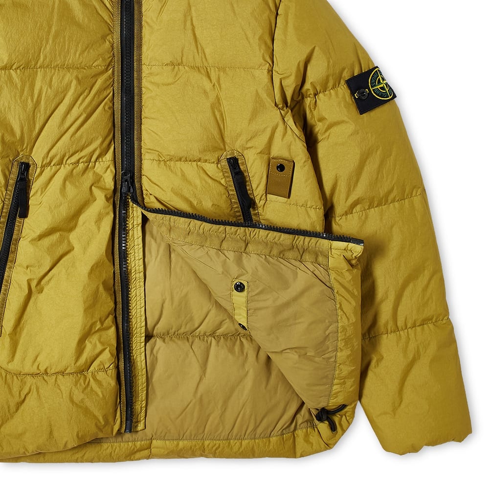 Stone Island Garment Dyed Crinkle Reps Hooded Down Jacket - 2