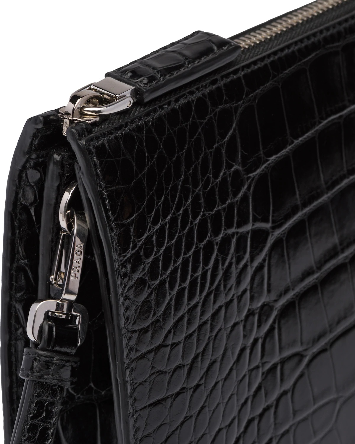 Crocodile Leather Clutch - 6