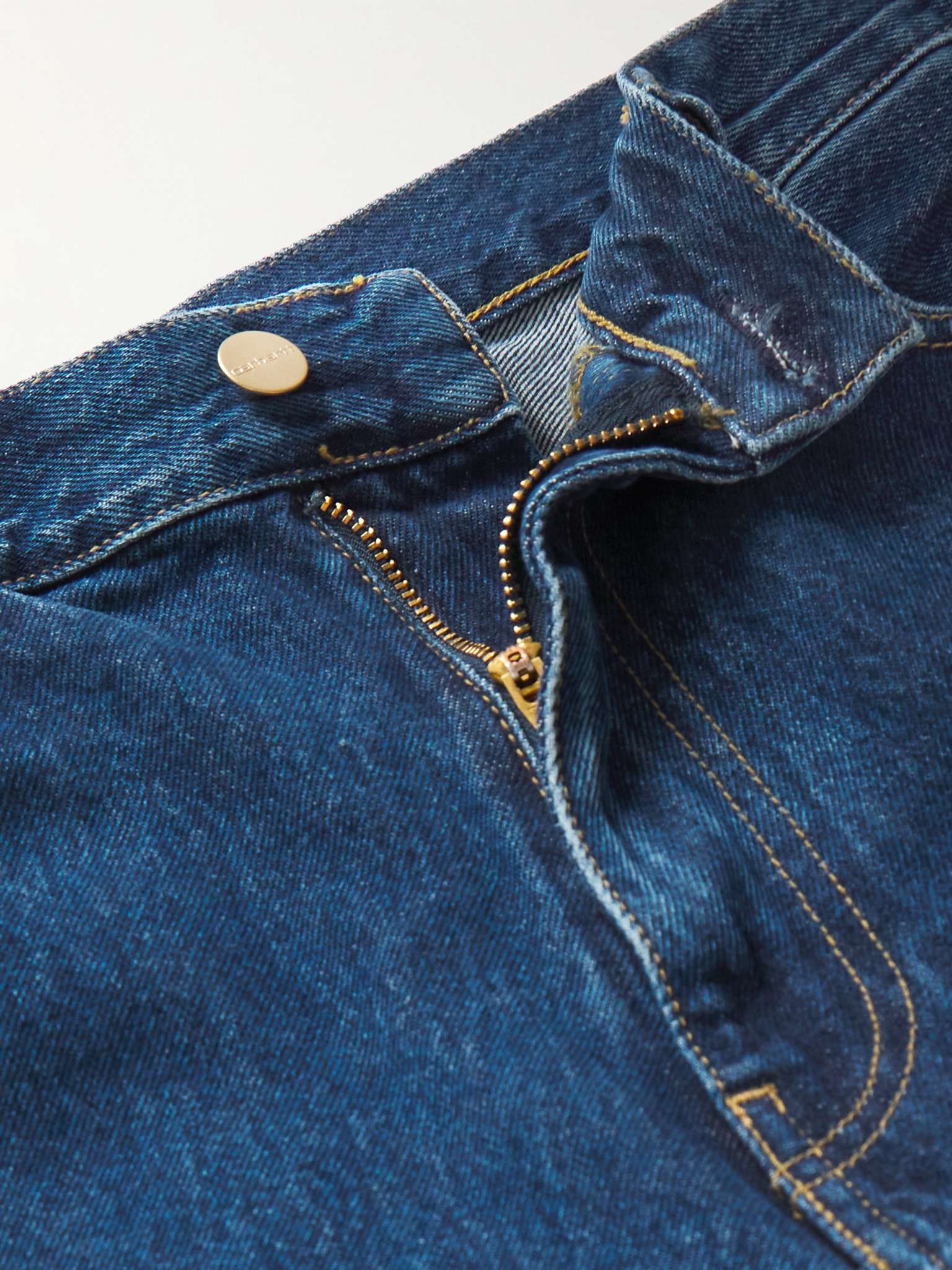 Rider Straight-Leg Flannel-Trimmed  Jeans - 3