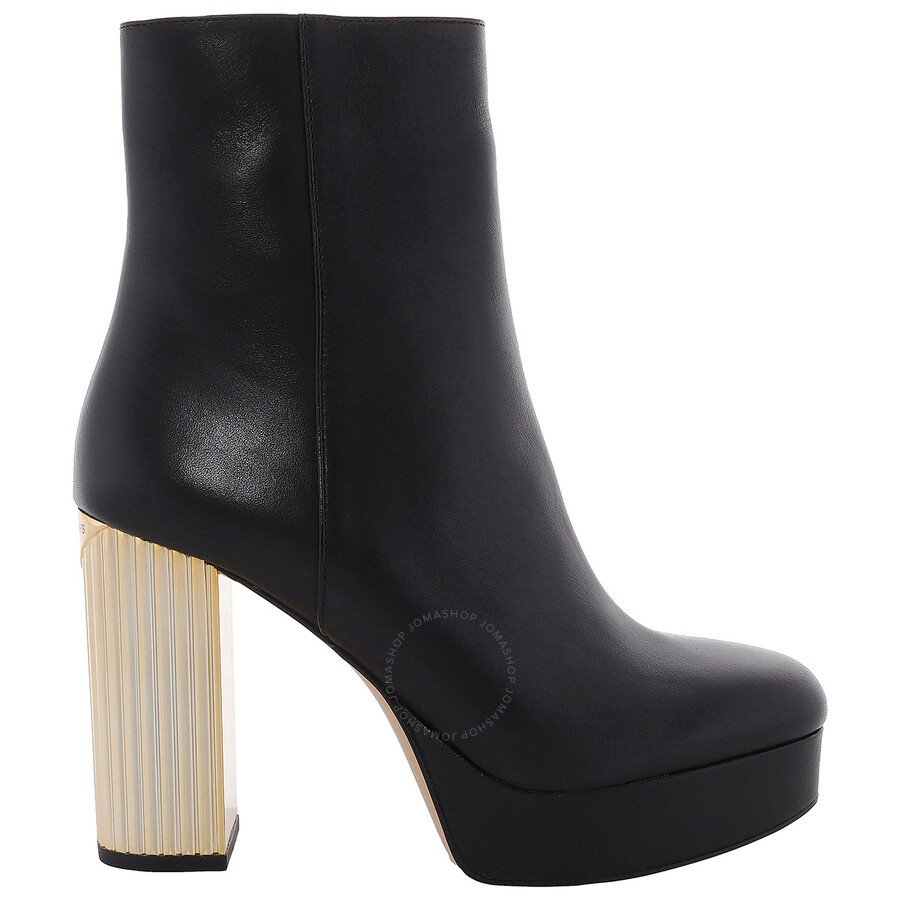 Michael Kors - Michael Kors Porter Leather Platform Booties - 1