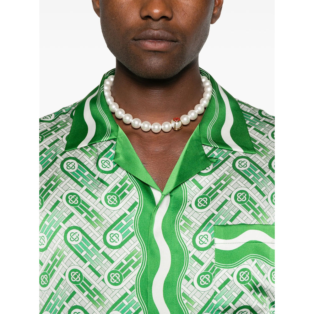 Casablanca Green Shirts Men - 3