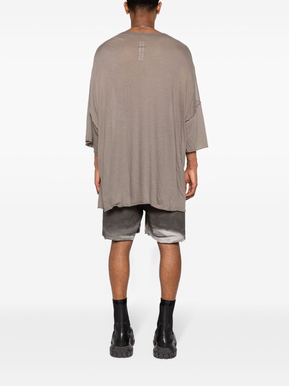drop-shoulder organic cotton T-shirt - 4
