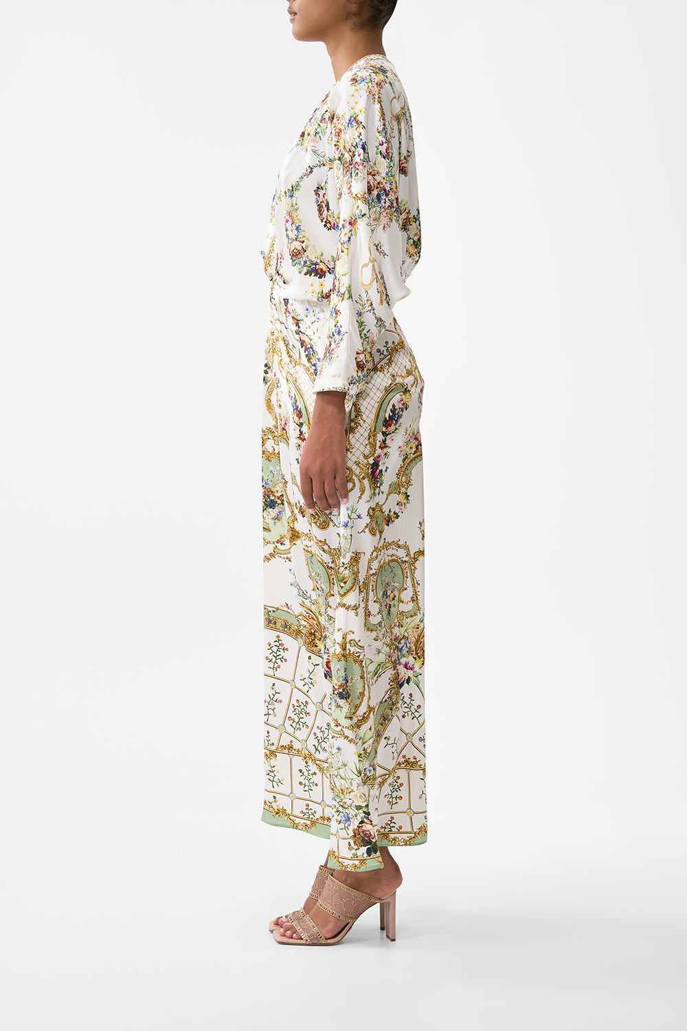 TWIST FRONT BATWING DRESS - 4
