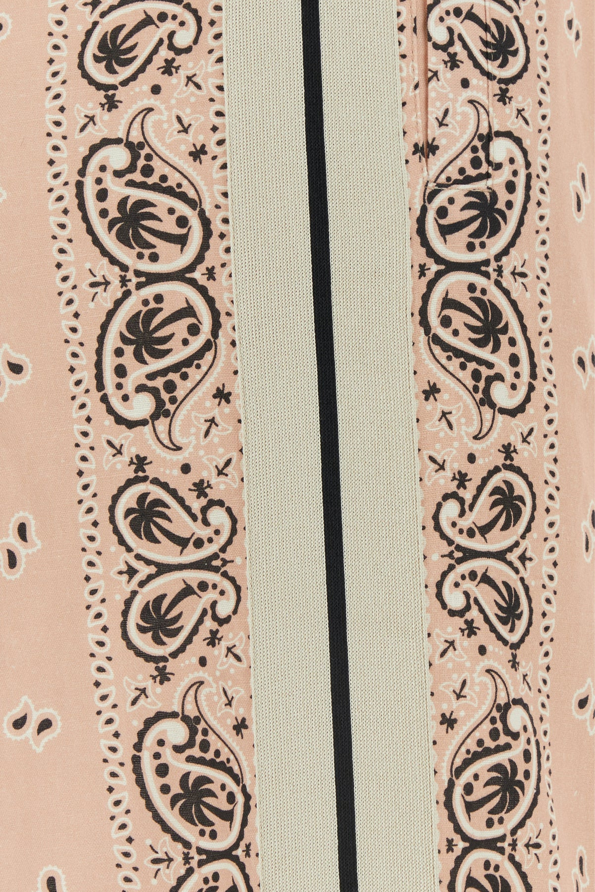 Printed linen blend pant - 3