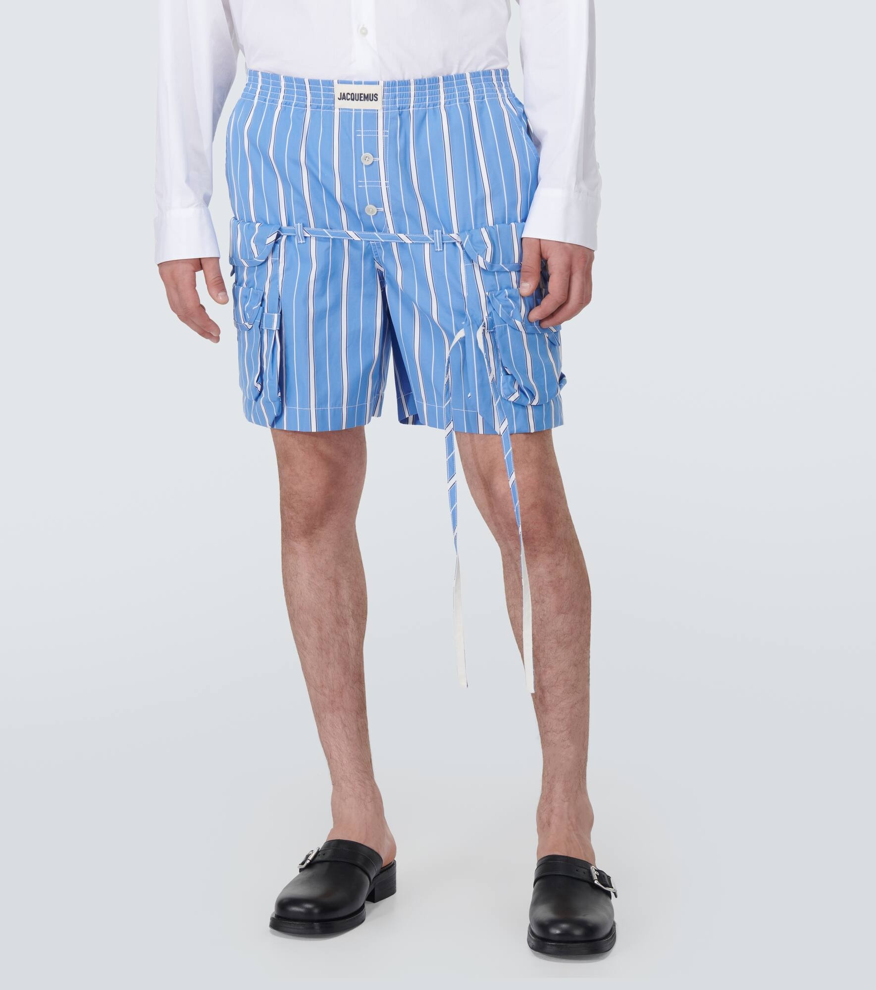 Le short Trivela striped cotton shorts - 3