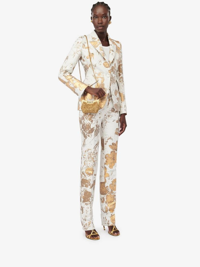 Women's The Micro Peak Bag in Gold 2