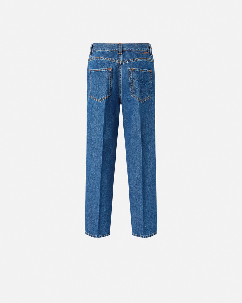 LOOSE-LEG JEANS WITH SLIT ON THE HEM 6