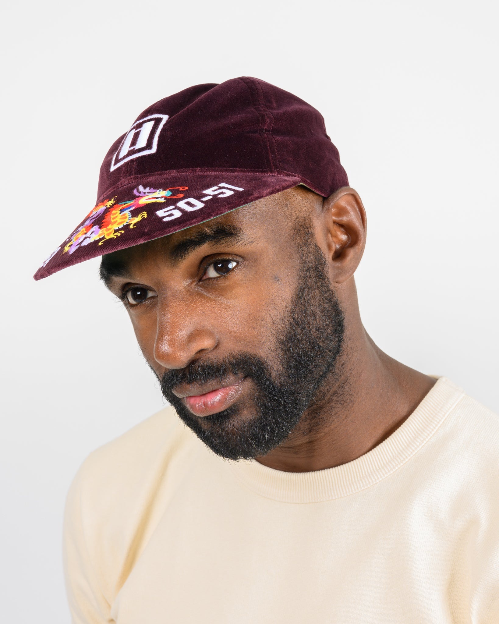 PAPA NUI - KOREAN '51 CAP - BURGUNDY - 2