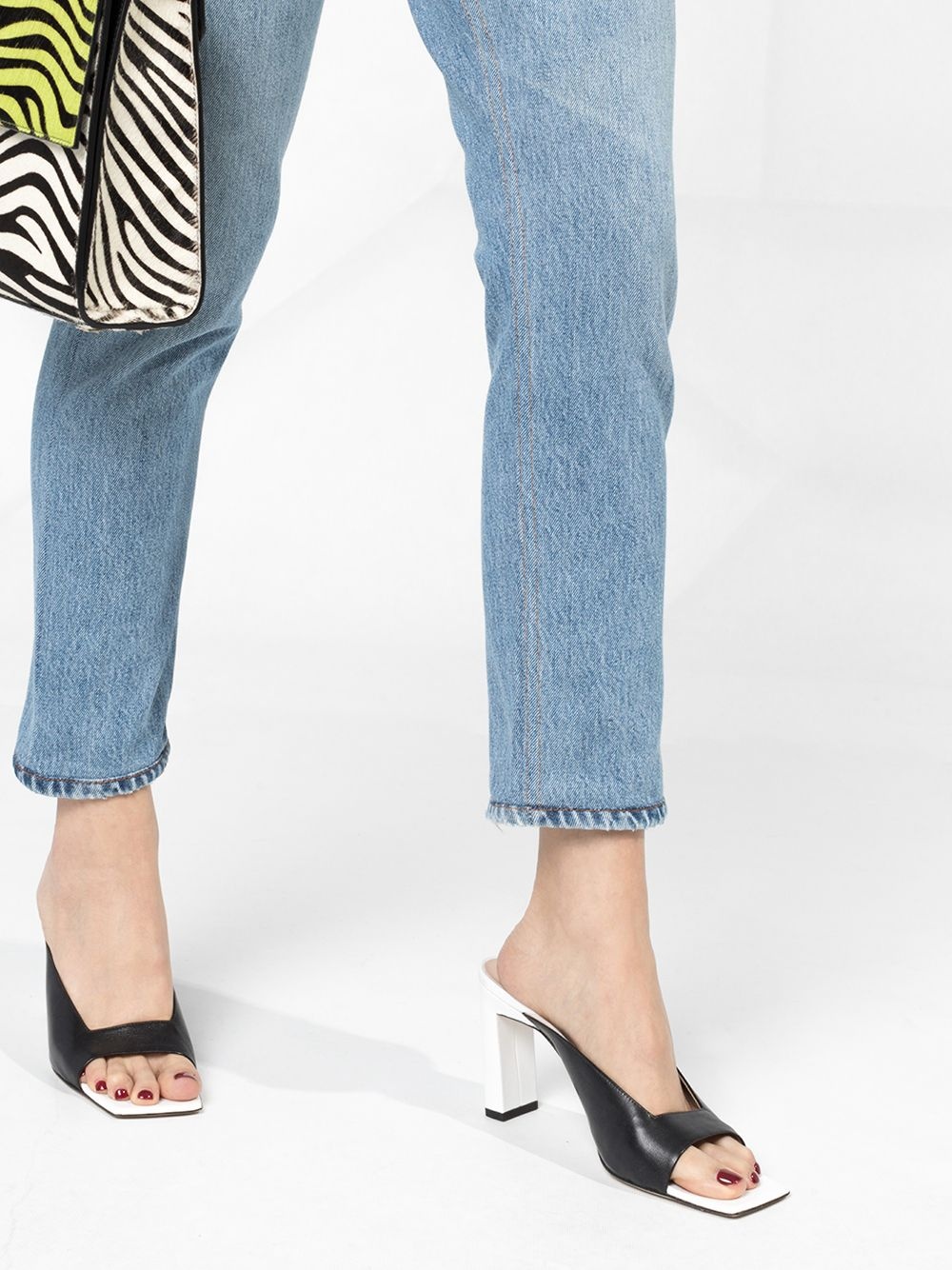 high-rise cropped jeans - 5
