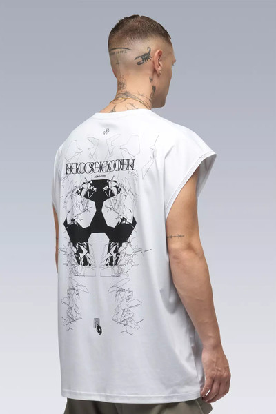 ACRONYM S25-PR-B 100% Cotton Mercerized Sleeveless T-shirt White outlook