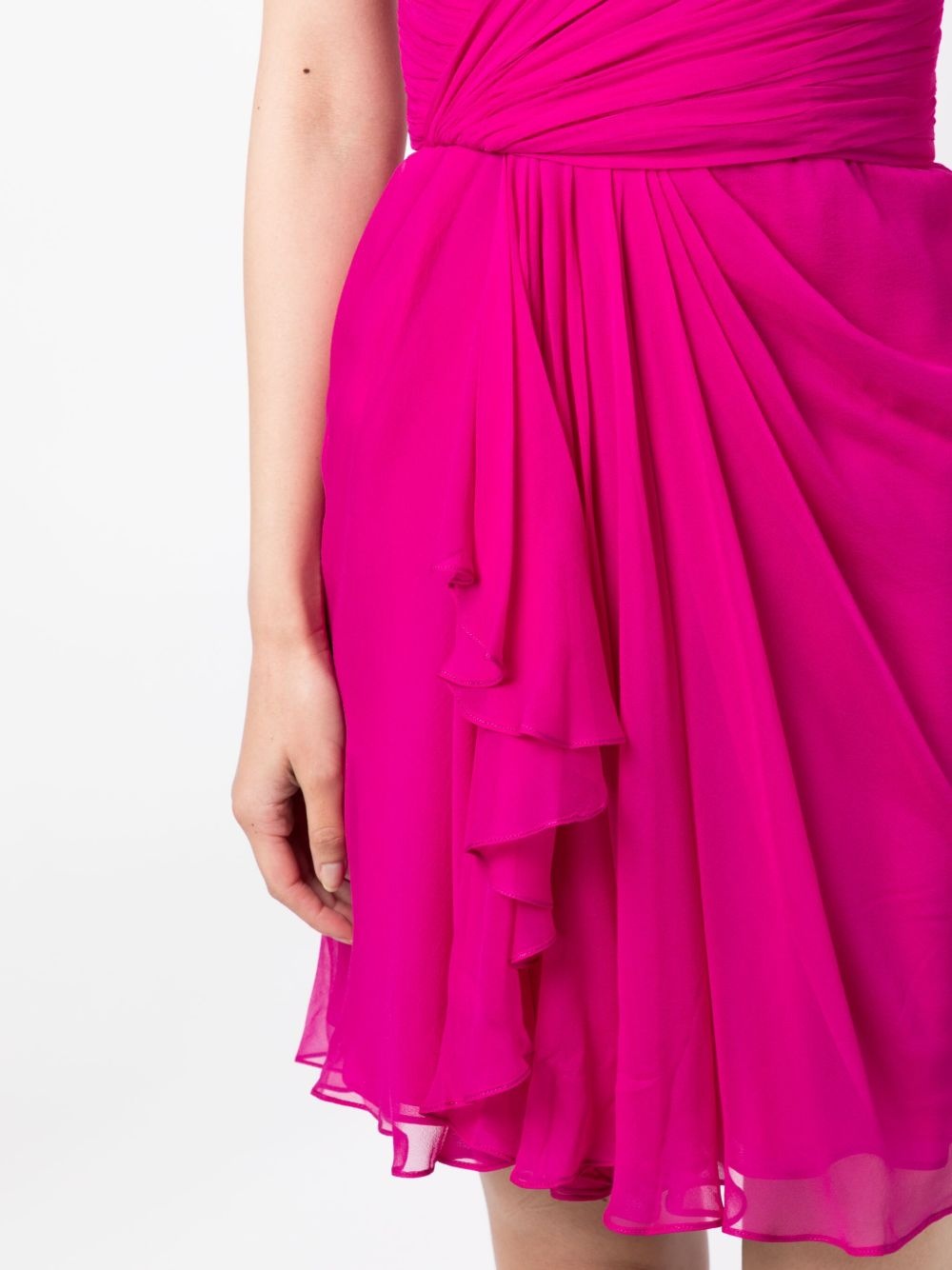 Sandrelli silk georgette minidress - 5