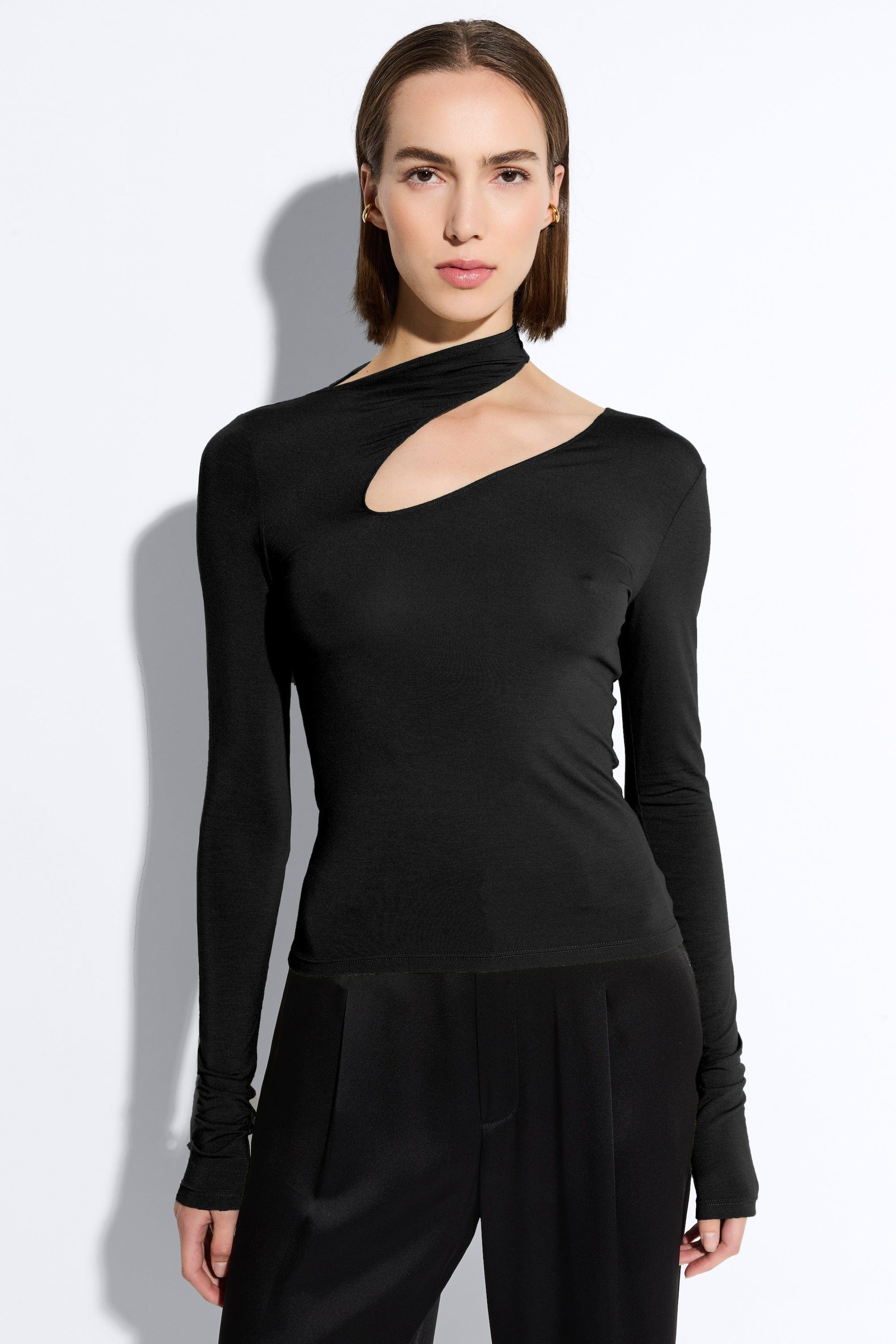 Matte Viscose Asymmetric Top - 4