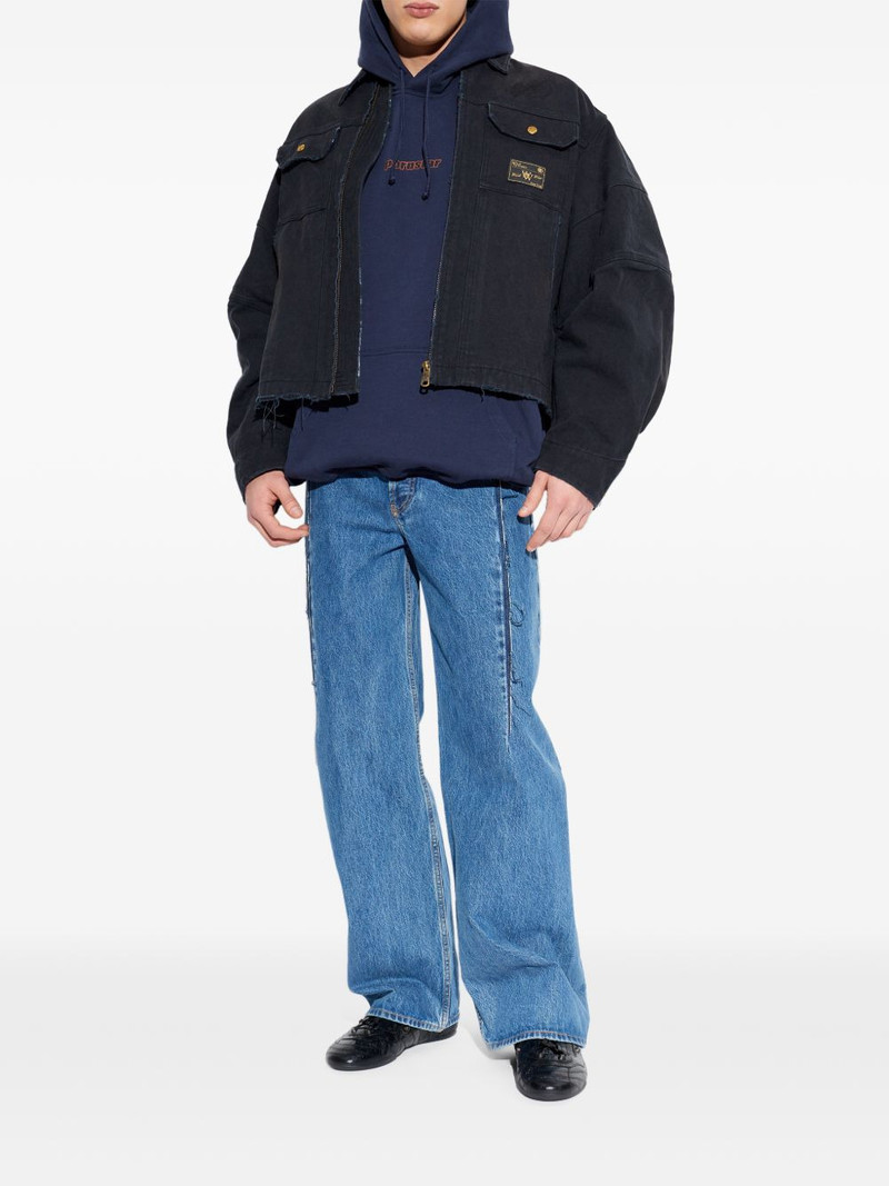 VETEMENTS lettering hoodie outlook