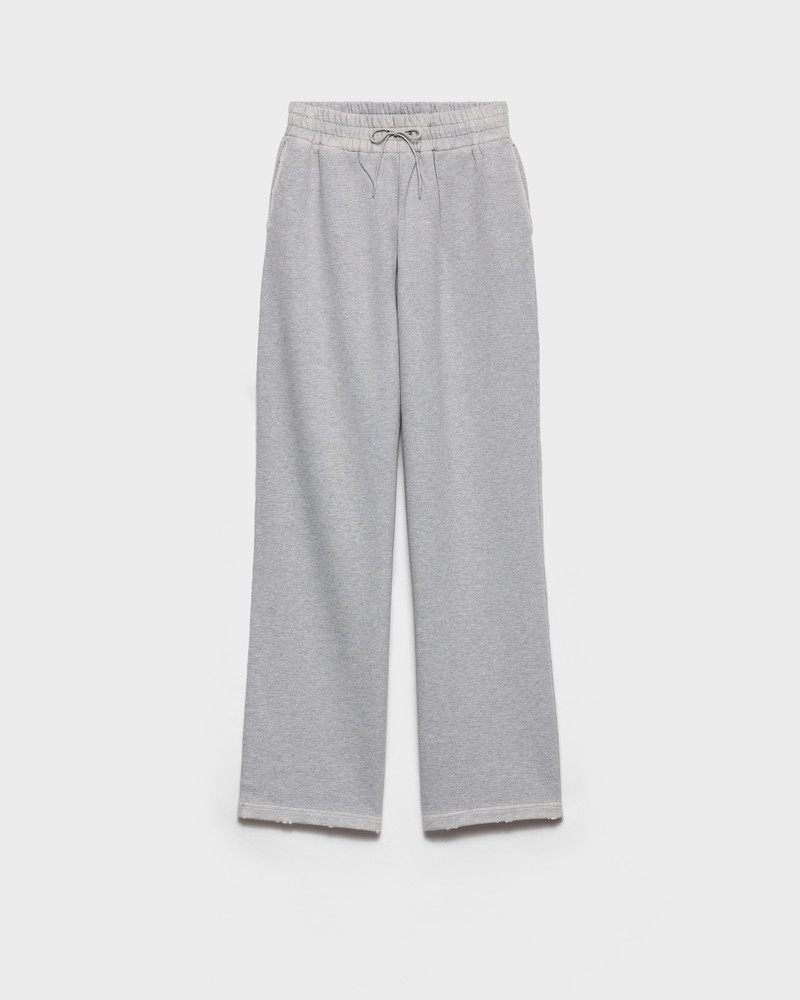 Cotton fleece joggers 1
