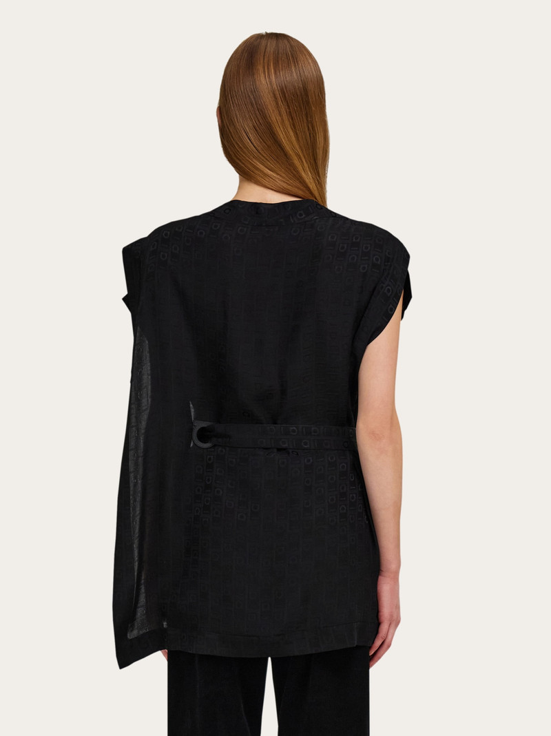 Ferragamo Monogram blouse 4