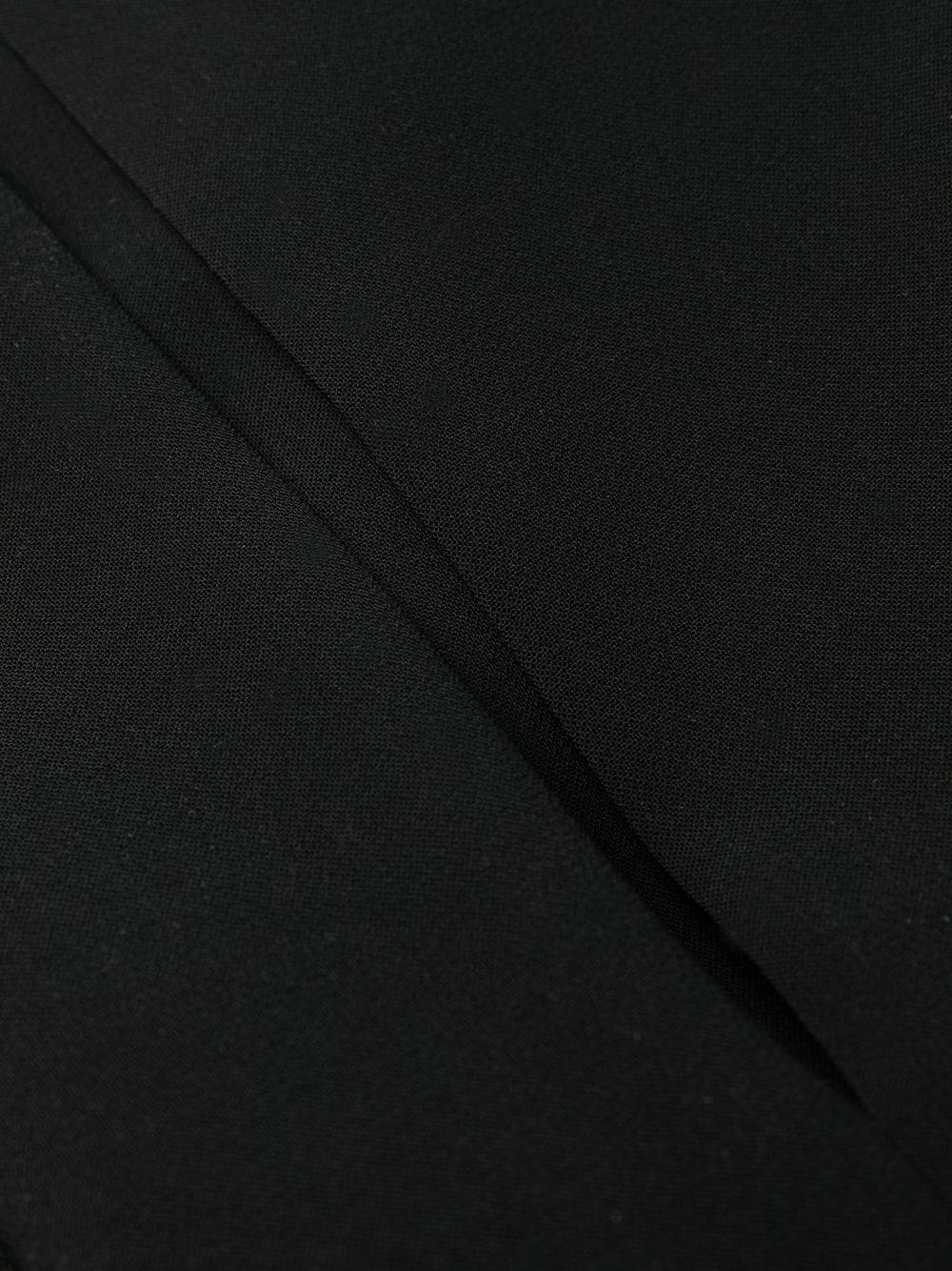 strap-detail flared trousers - 6