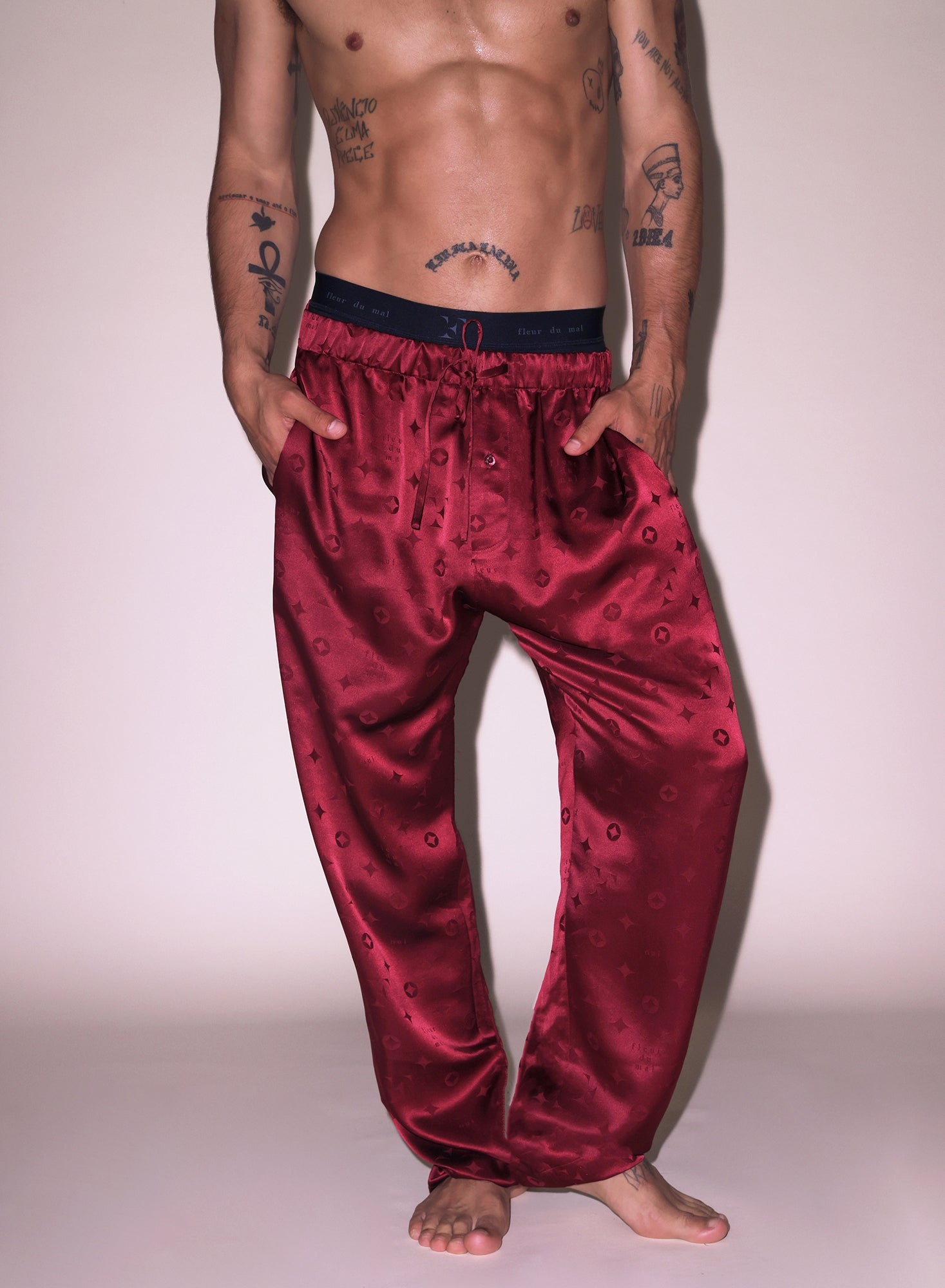 Silk Jacquard PJ Pant - 3