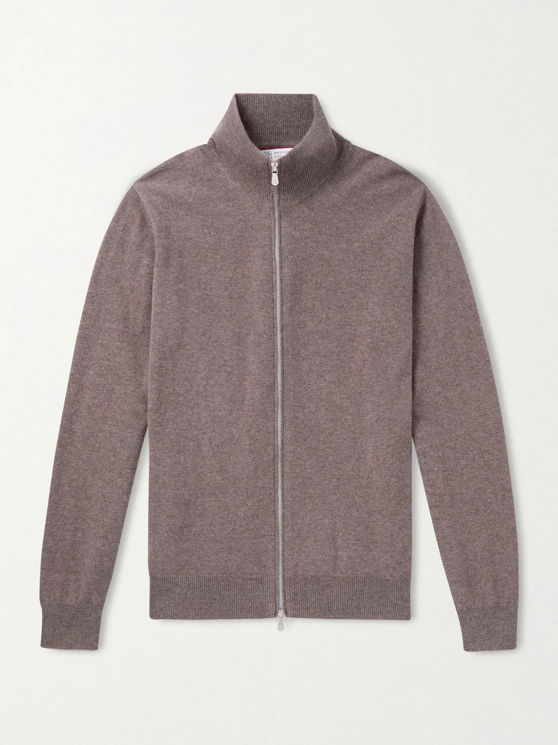 Cashmere Zip-Up Sweater - 1