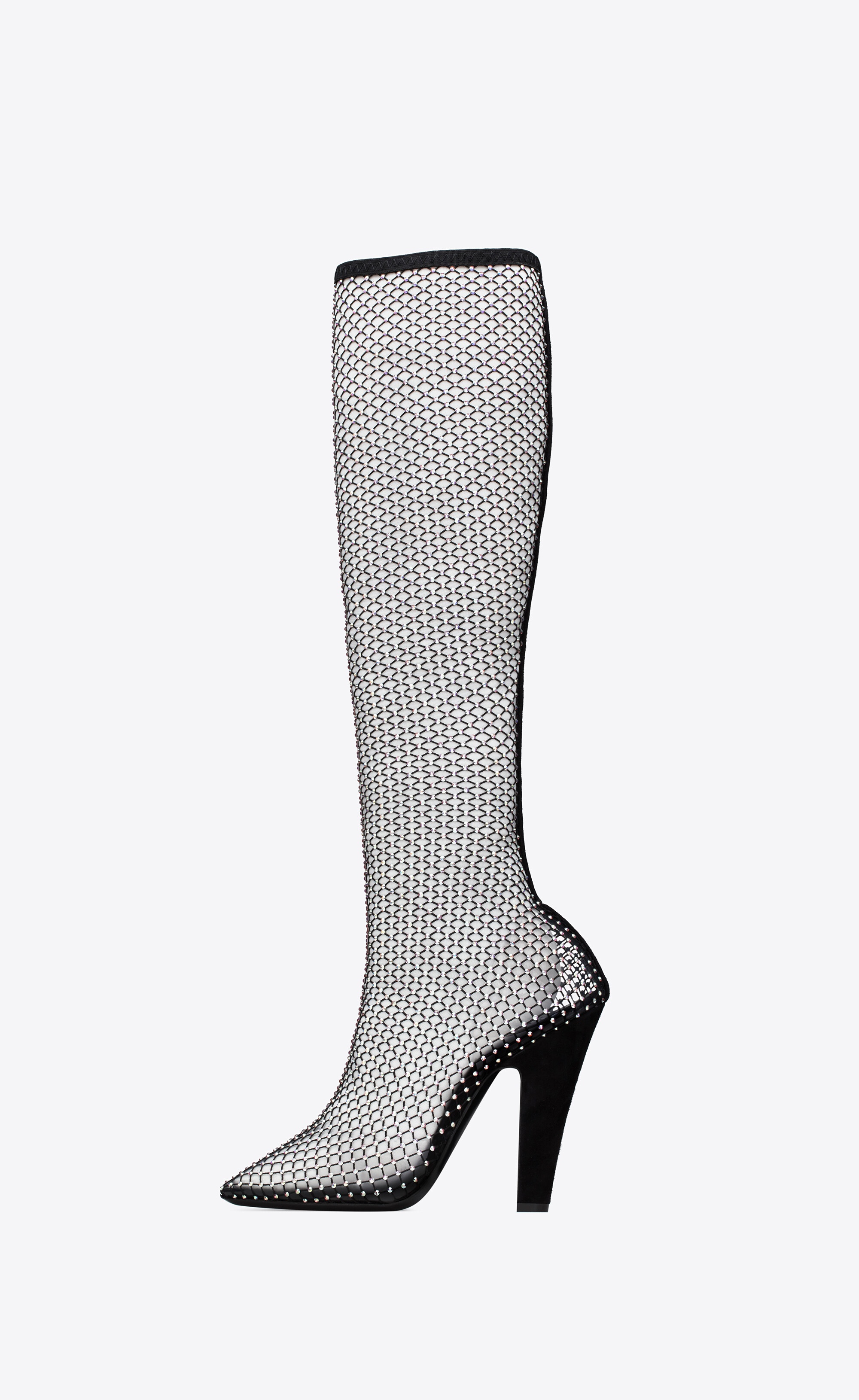 68 boots in mesh with rhinestones - 4