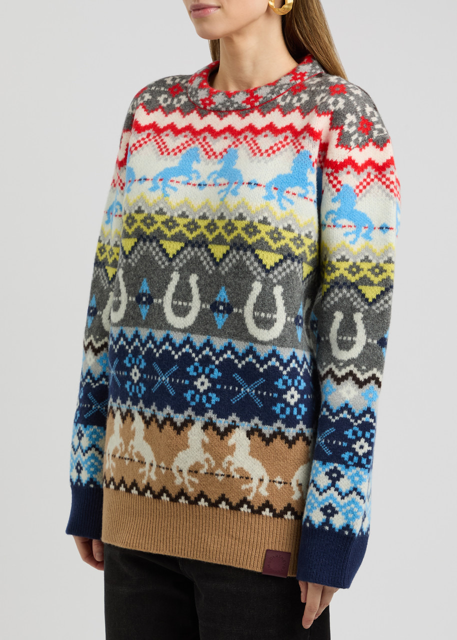 Stella Mccartney Fair Isle Intarsia Wool Jumper - 2