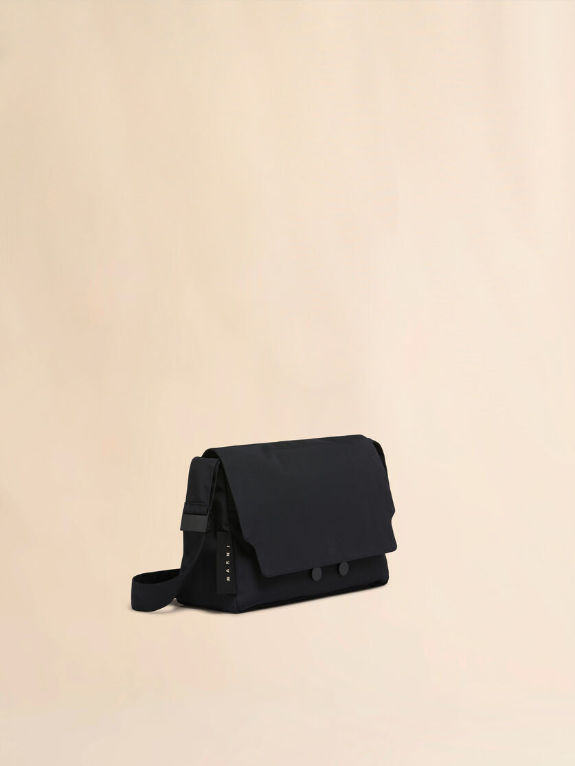 BLACK CORDURA® CITYSCAPE CROSSBODY BAG - 5
