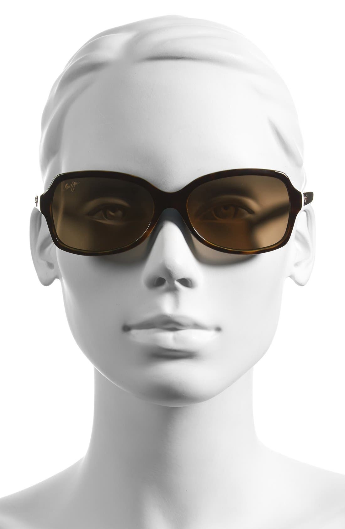 Maui Jim Cloud Break 56mm PolarizedPlus2® Sunglasses in Tortoise Peacock/Blue/Bronze at Nordstrom - 2