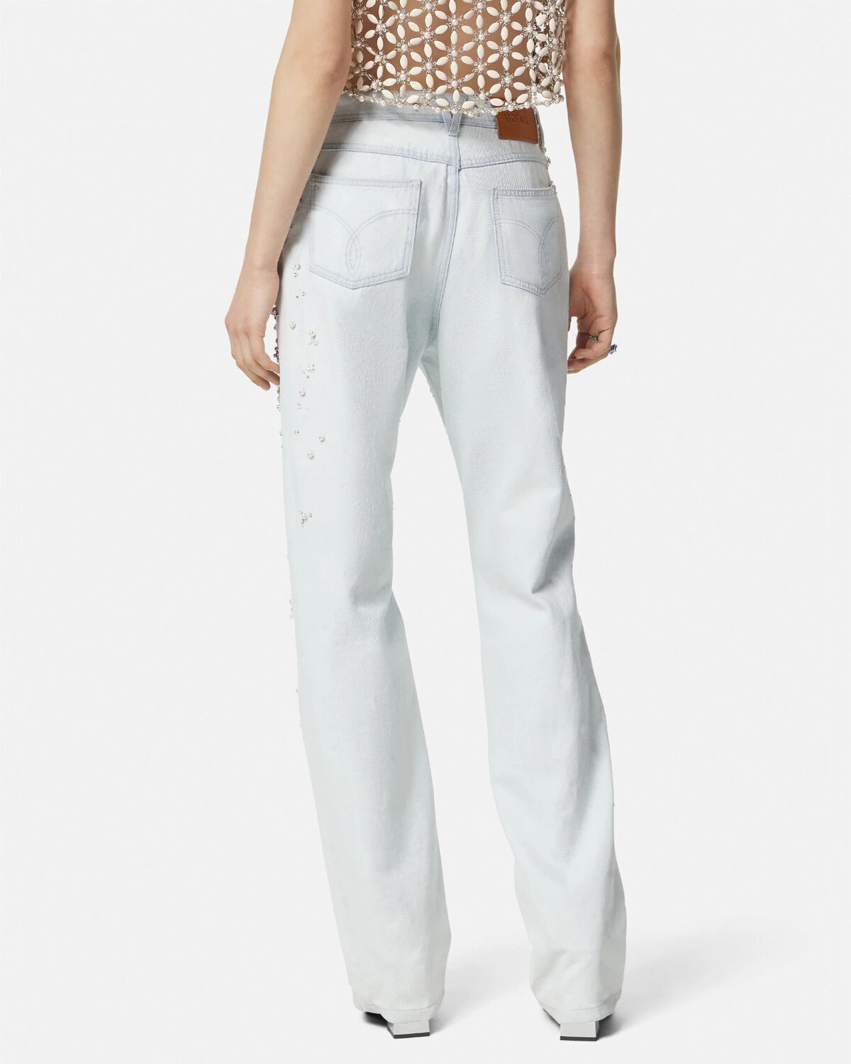 Embellished Boyfriend Jeans - 5
