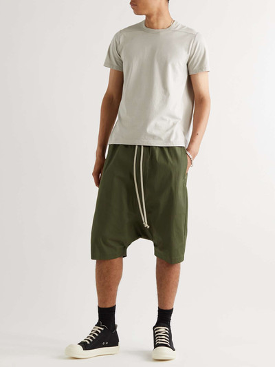 Rick Owens Pod Cotton-Blend Canvas Drawstring Shorts outlook