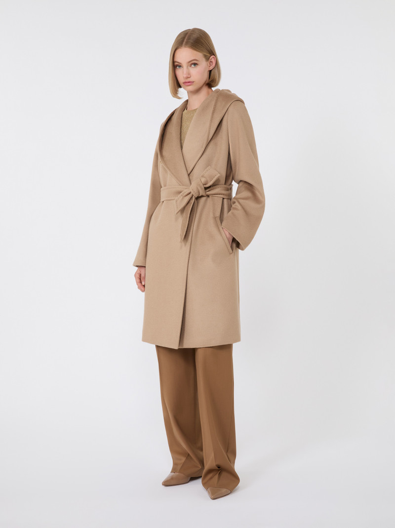 Max Mara NEWMANG Hooded wool coat outlook