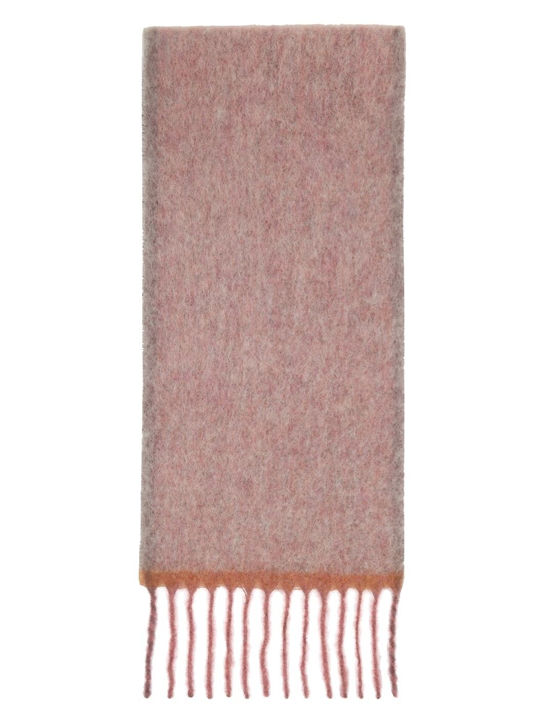 Pink Wool Mohair Scarf - 2