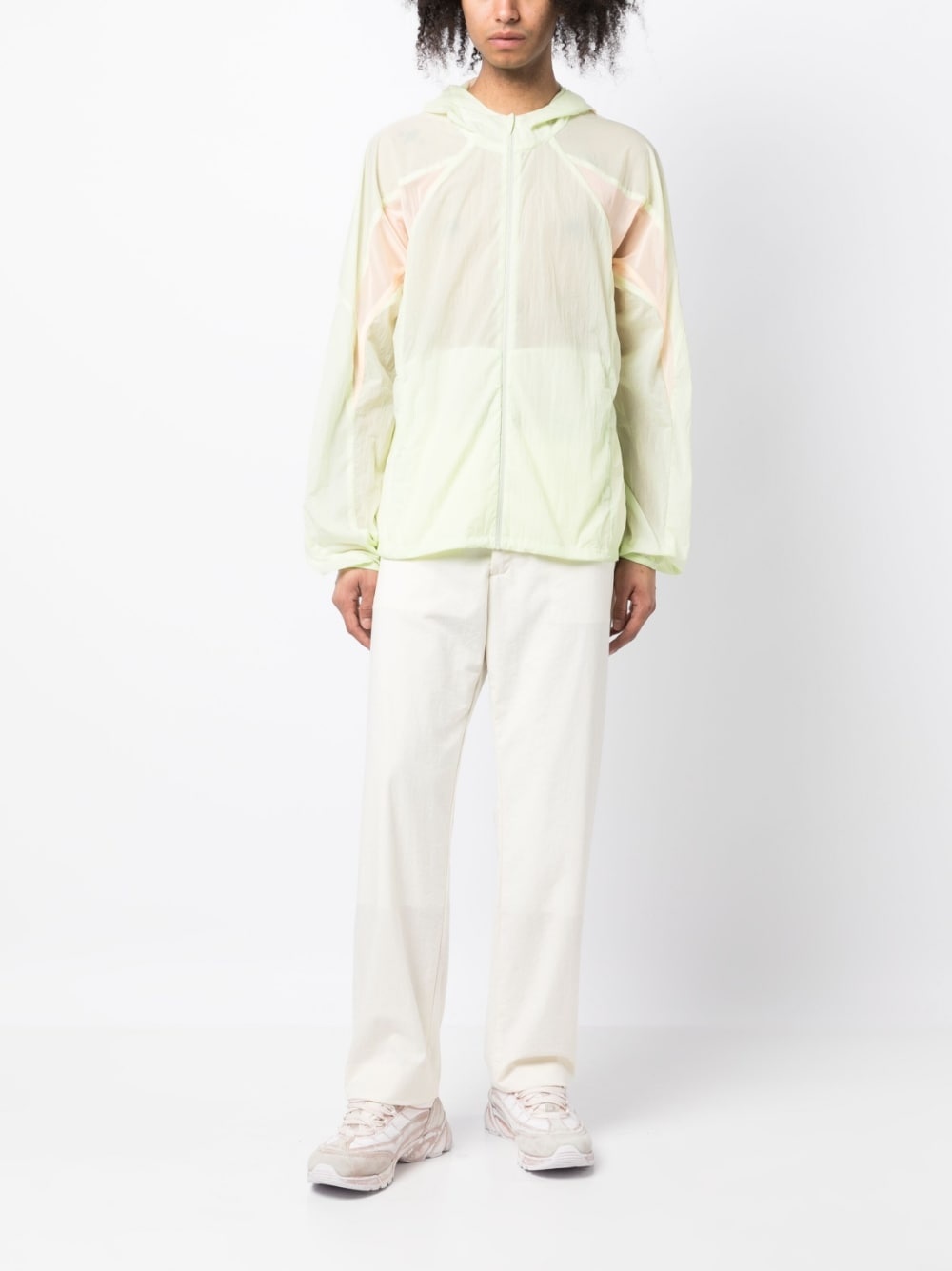 transparent-design hooded jacket - 2