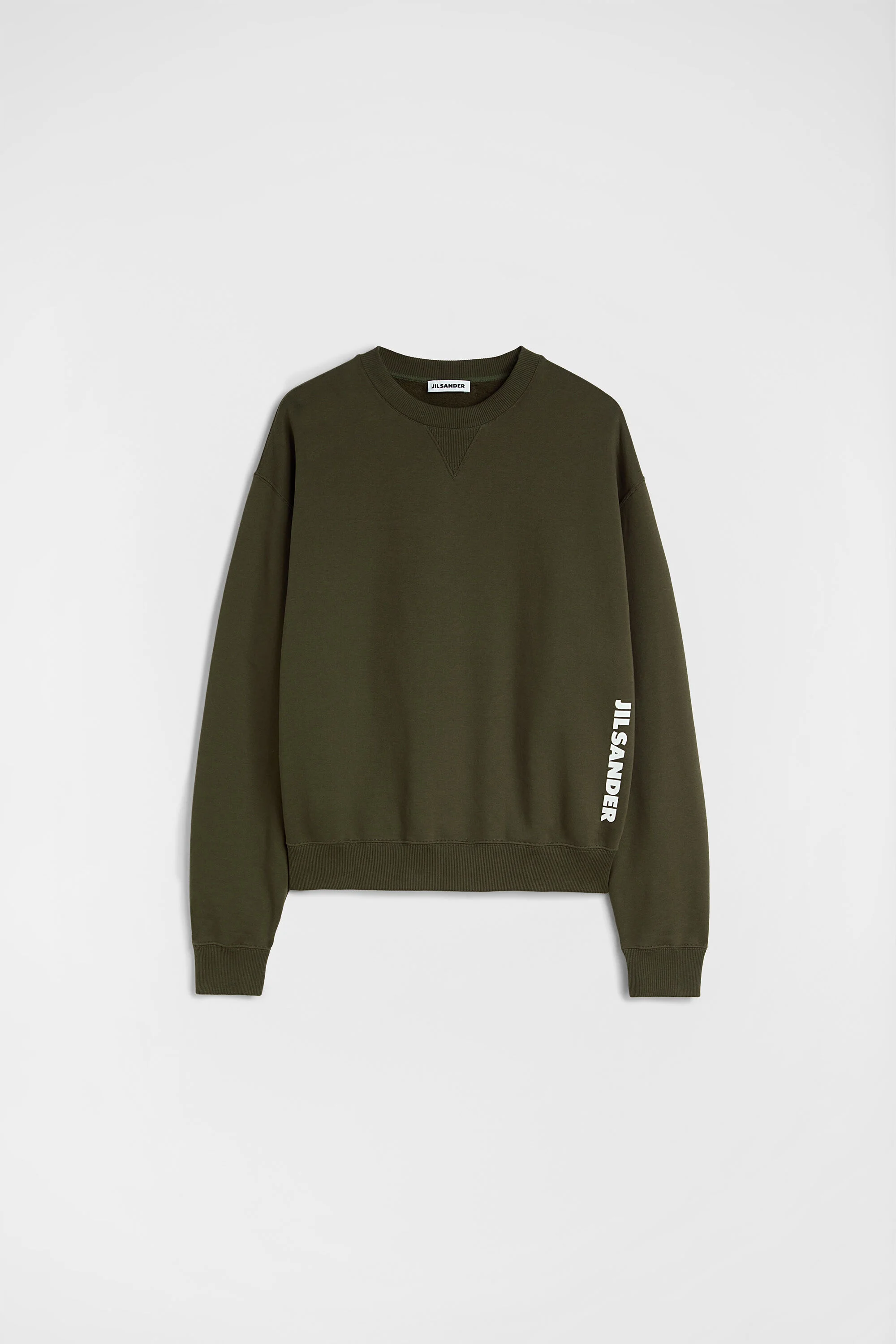 Cotton Terry Crew-Neck Sweatshirt - 1
