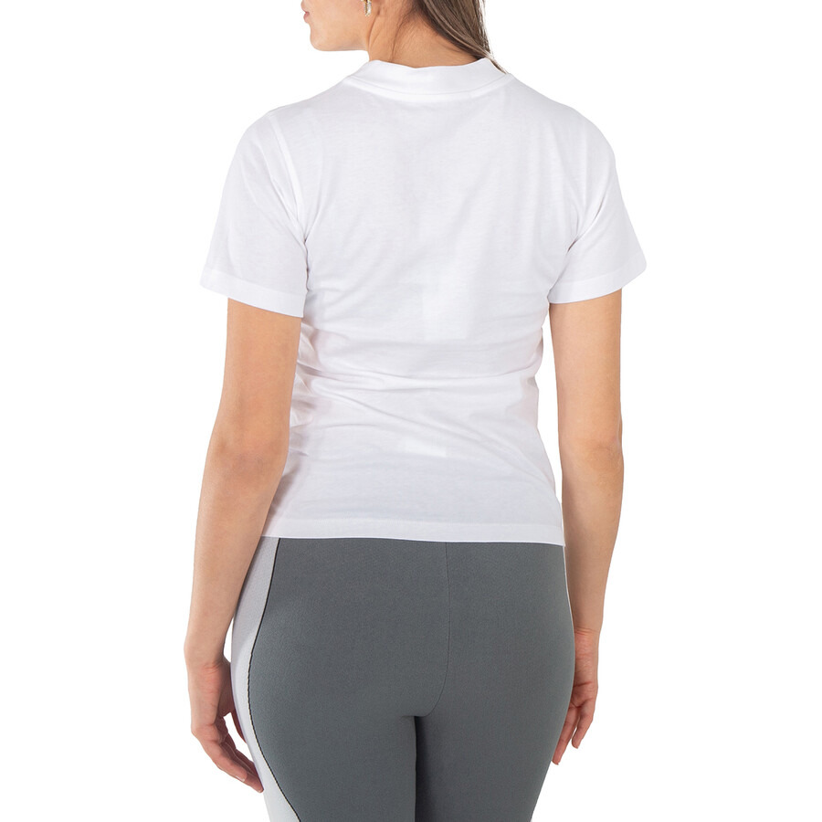 Stella Mccartney Ladies White Logo Printed T-Shirt - 3