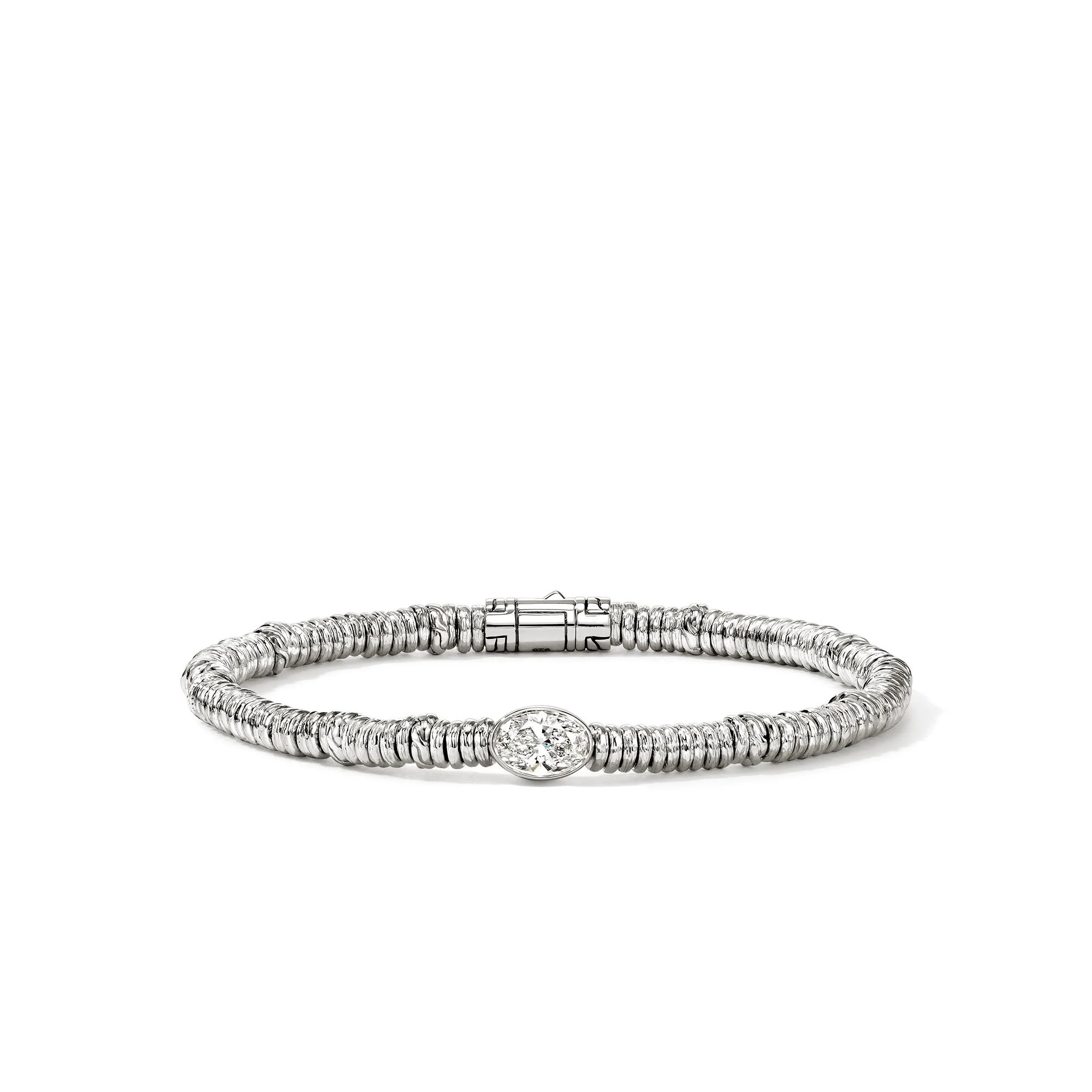 JH Lovestruck™ Heishi Bracelet, Sterling Silver, Diamond, 1.0TCW - 1