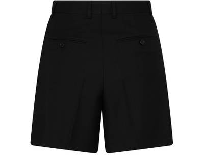 CELINE Triple-pleated shorts in wool gabardine outlook