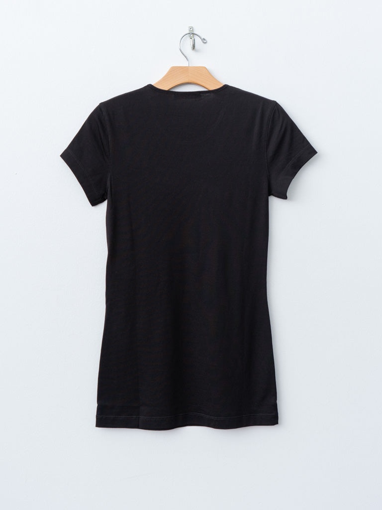 Fitted T-Shirt - Black - 6