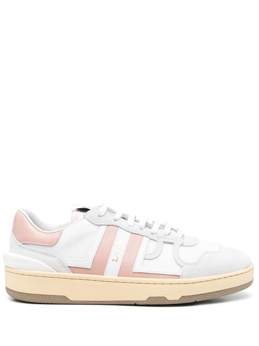 Clay panelled low-top sneakers - 1