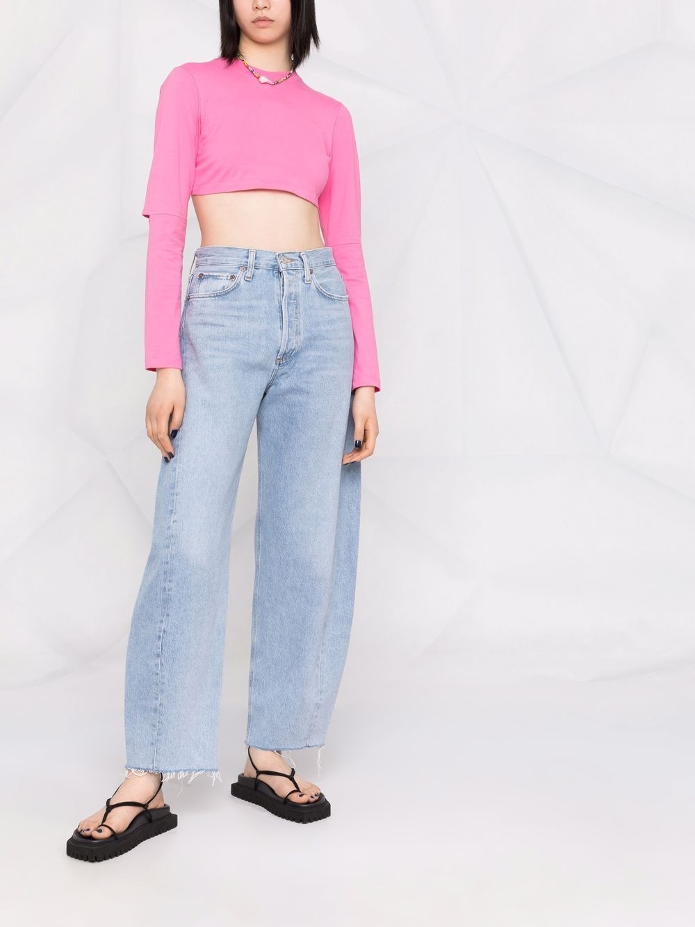 wide-leg jeans - 2