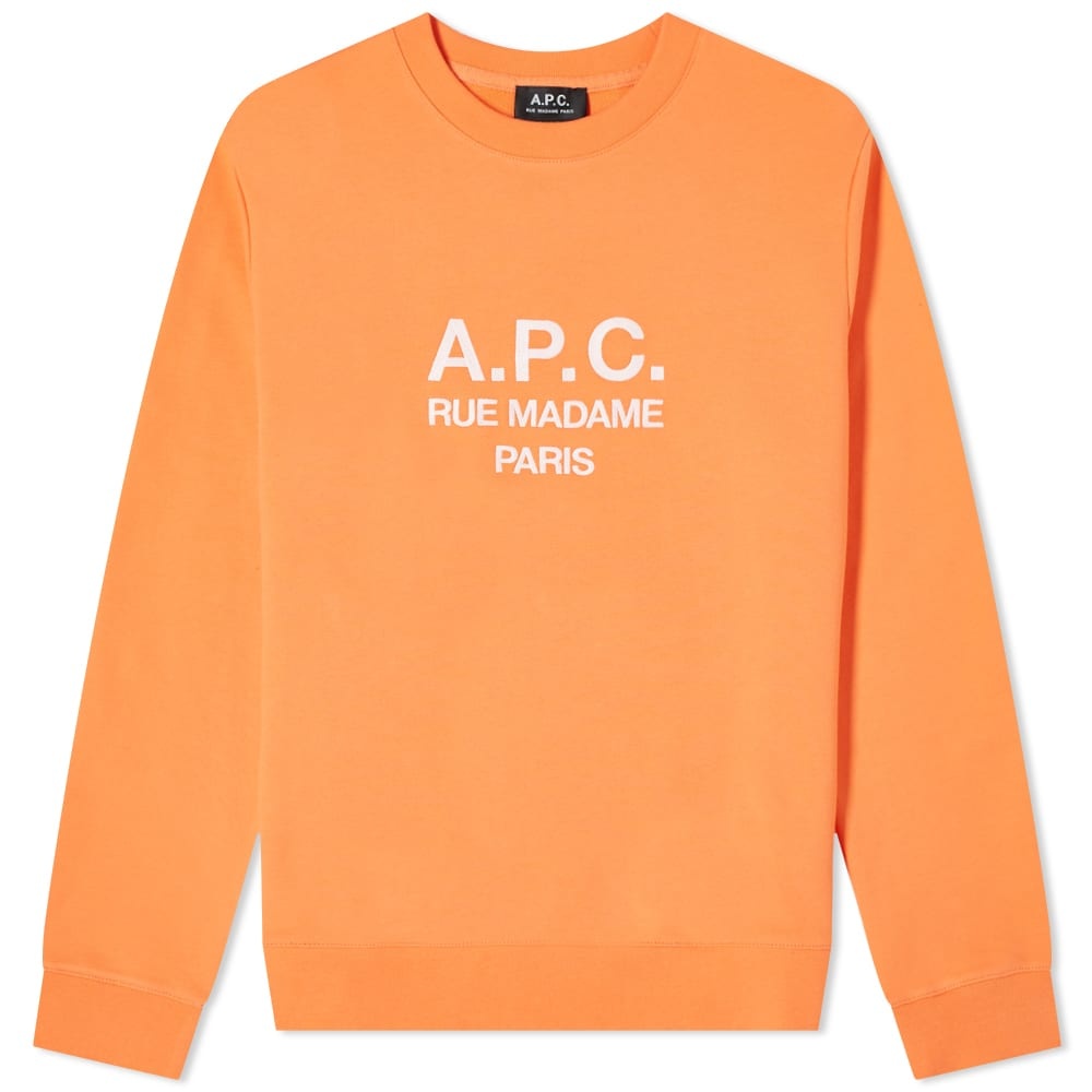 A.P.C. Rufus Embroidered Logo Crew Sweat - 1